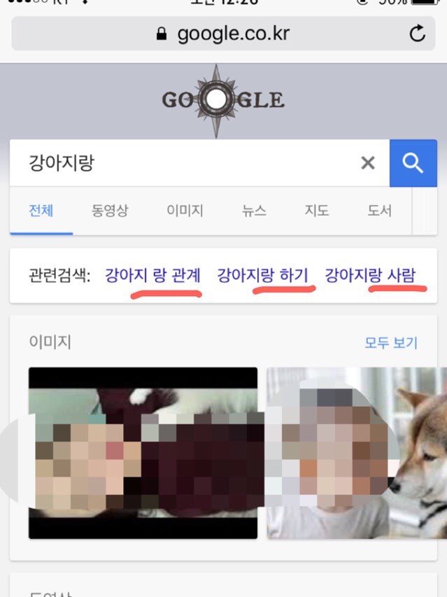 구글에 강아지를 검색하면/한국남자/수간 : 네이버 블로그