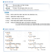 문법풀이 #4. 1-4] 문장의 5형식