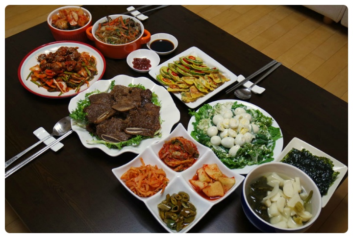 손님상차림 메뉴 , La갈비 양념구이 만들기 :)