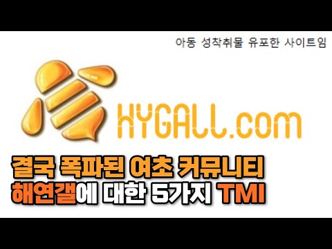 결국 폭파된 여초 커뮤니티 해연갤에 대한 5가지 TMI