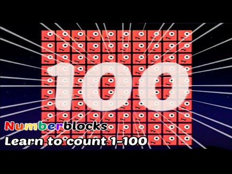 Numberblocks learn to count 1-100  number one falling from the sky 넘버블럭스 새로운 도전