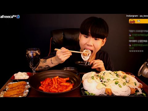 네네 청양마요치킨에 네네떡볶이 네네스위틱까지 먹방 MukBang Eating Show [파투]