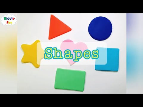 Shapes Triangle Square Circle Rectangle Star Playdoh 모양 영어로 세모 네모 동그라미 영어로배우기 플레이도우 [키디펀 KiddieFun]