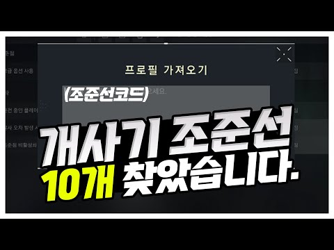 [발로란트] 조준선장인 선정 개사기 조준선 10개 코드 싹 다 공유합니다 ㅣ발로란트마닥개