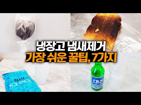 냉장고 냄새제거 하는 가장 쉬운 방법 7가지, 냉장고 냄새 없애는 법 쉽죠?