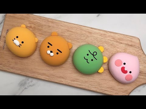 클레이로 냉장고 자석 만들기 | 춘식이/라이언/죠르디/리틀어피치 만들기 | making kakaofriends with clay