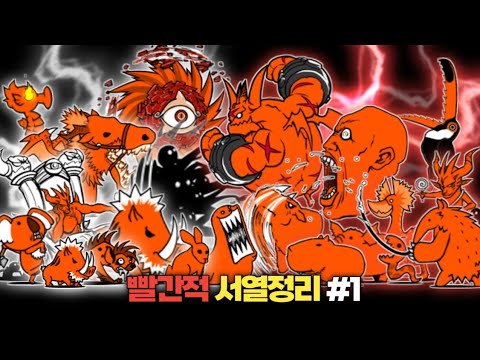 빨간적 서열정리 #1 [냥코대전쟁]