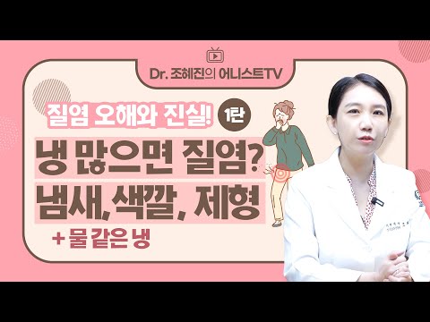 냉이 많으면 '질염'일까?💧 물 같은 냉.. 노란 냉..ㅣ오해와 진실 1탄