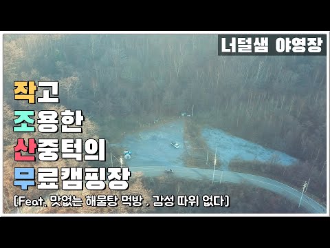 산중턱의 작고 조용한 무료캠핑장에서 놀다오기 / 너덜샘 야영장 / 강원도 태백 무료캠핑장 / 노지캠핑 / 국내여행 / 벙커돔2