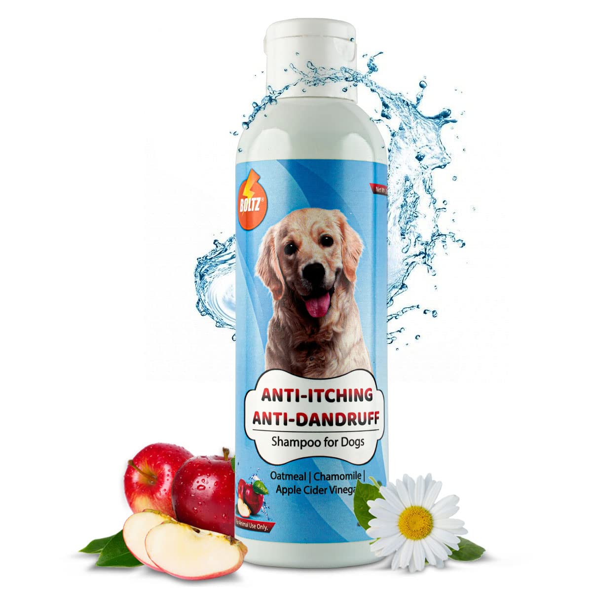 Buy Boltz Anti-Itching And Anti-Dandruff Dog Shampoo With Oatmeal,Apple  Cider Vinegar And Chamomile Fragrance | Paraben And Sulphate Free Dog  Shampoo (Anti Itching Anti Dandruff Shampoo) Online At Low Prices In India -
