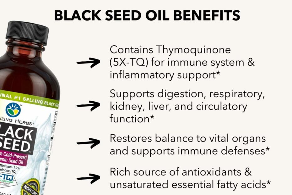 Amazon.Com: Amazing Herbs Premium Black Seed Oil - Cold Pressed Nigella  Sativa Aids In Digestive Health, Immune Support, Brain Function, Joint  Mobility, Gluten Free, Non Gmo - 8 Fl Oz : Health & Household