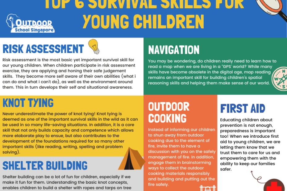 Survival Skills For Young Children - Outdoor School Singapore