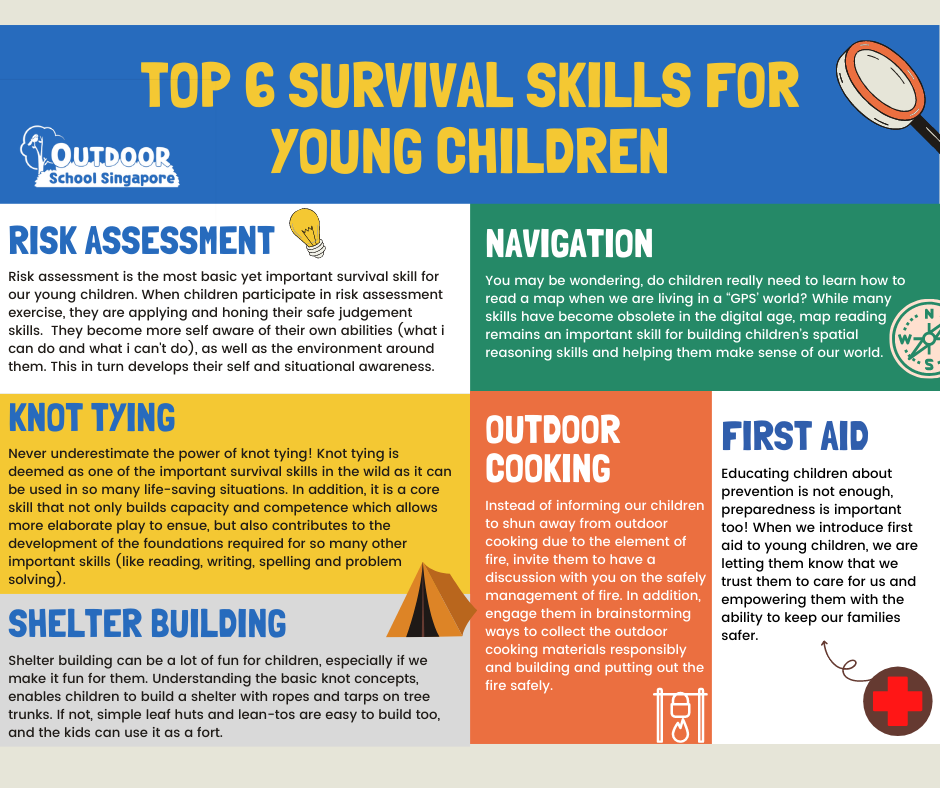 Survival Skills For Young Children - Outdoor School Singapore