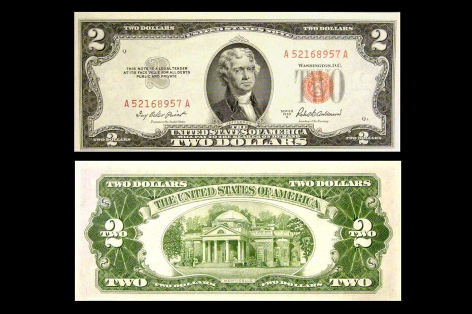 Facts And History Of The Red Seal Two-Dollar Bill