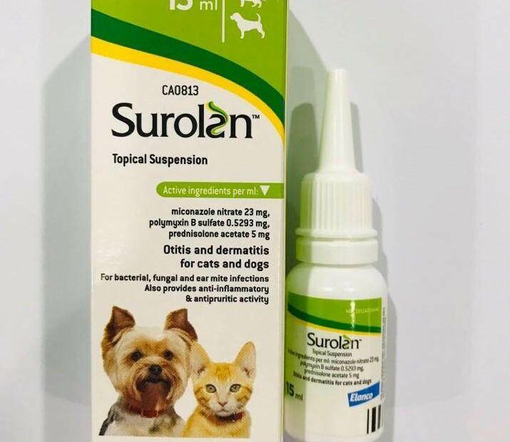 Dog Ear Infection Drops Surolan