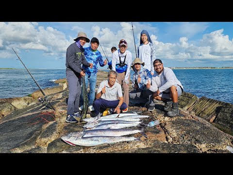 Fishermen Hit the Jackpot Jetty fishing South Padre Island!