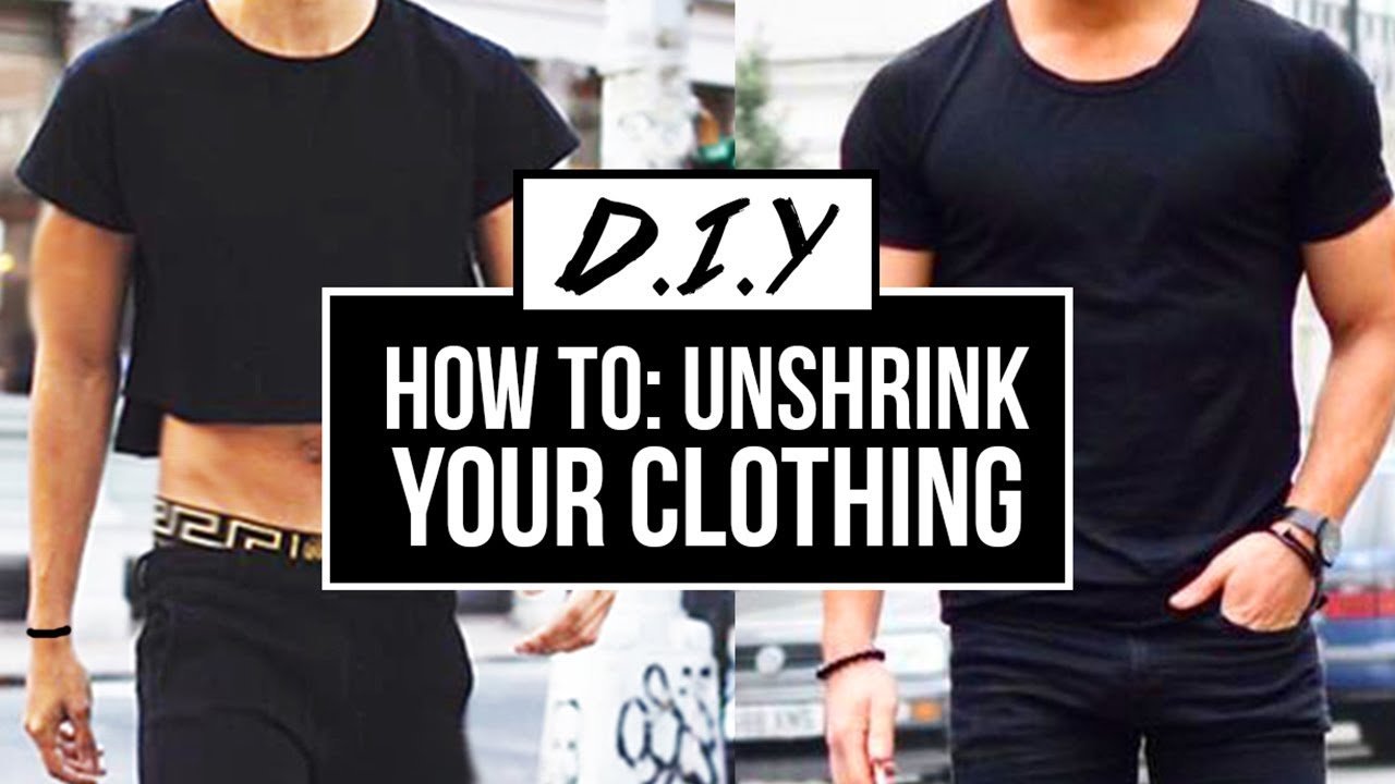 How To: Unshrink Your Clothes (Easy) | Diy Tutorial | Jairwoo - Youtube