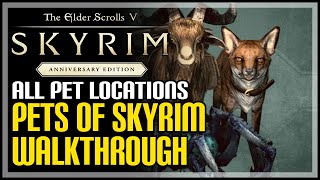 Pets Of Skyrim Quest Anniversary Edition (All Pet Locations) - Youtube