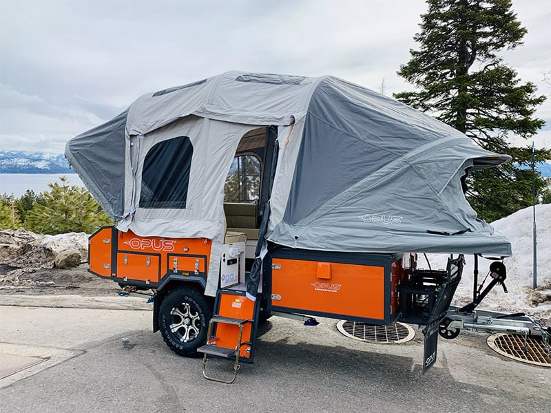 Best Pop Up Campers For Small Vehicles (2023) Parked In Paradise