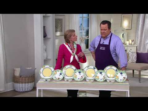 Villeroy & Boch French Garden 12-Piece Porcelain Dinnerware Set on QVC