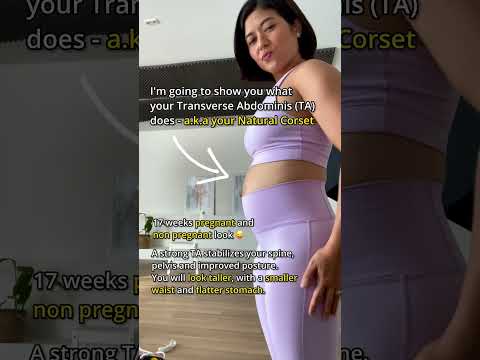 Transverse Abdominis (TVA) your Natural Corset | Pregnancy