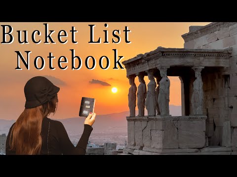 HOW TO BUILD YOUR BUCKET LIST NOTEBOOK - Beginner's Guide | Journal De Sylvie