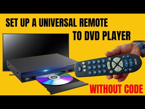 Een universele afstandsbediening programmeren voor dvd-, Blu-ray-spelers alle aangesloten apparaten