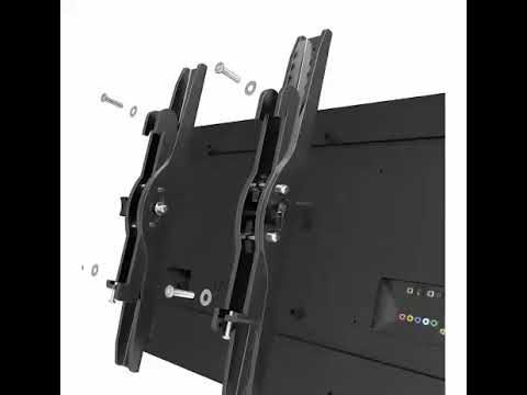 How to install TILT TV Bracket Wall Mount with Screw + Washer + Spacer + Adapter + Wall Plug