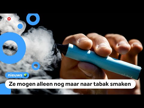 Vapes met een smaakje worden verboden