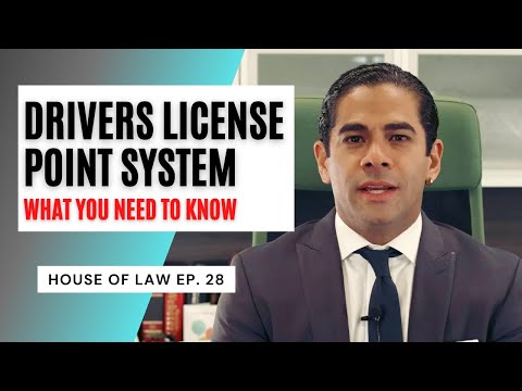 Drivers License Points System Explained - House of Law Ep. 28