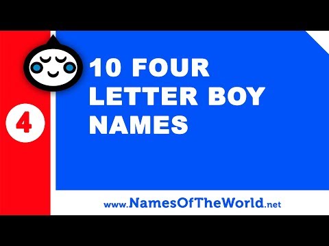 10 jongensnamen met vier letters - de beste babynamen - www.namesoftheworld.net