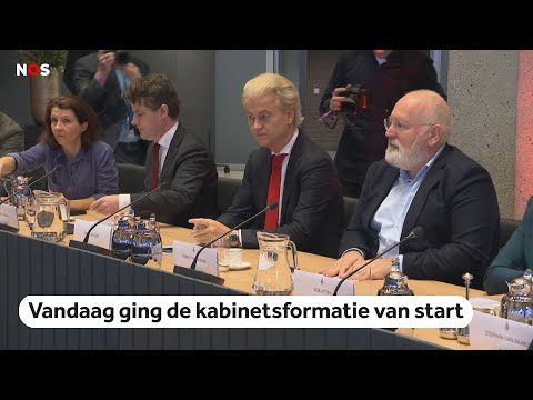 Kabinetsformatie van start, Wilders teleurgesteld over besluit VVD