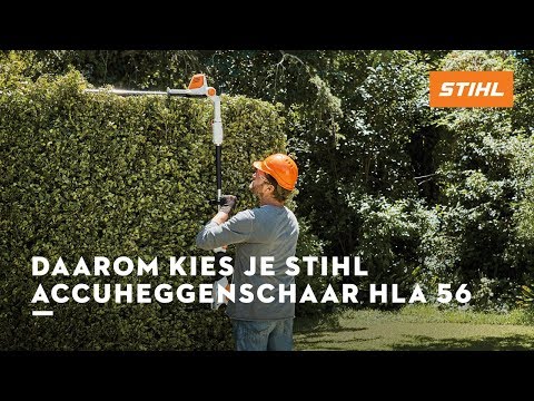 Wat zijn de voordelen van de accu heggenschaar op steel STIHL HLA 56 ?