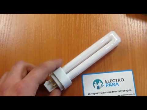 OSRAM DULUX D/E 18W/830 G24q-2, обзор энергосберегающей лампы