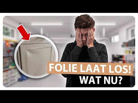 LAST VAN LOSLATENDE FOLIE OP KEUKENKASTJES?