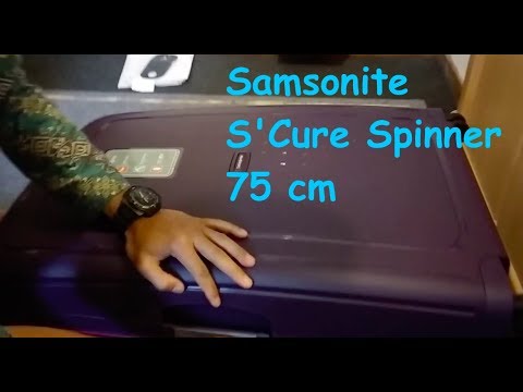 Unboxing Samsonite S'Cure Spinner 75 cm Europe Edition! High Quality & Advanced Technology