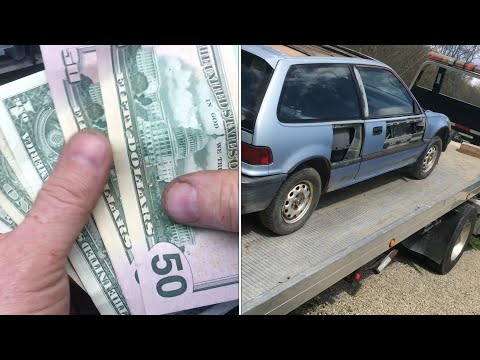 how much MONEY do you get for a “junk car” (scrap value)