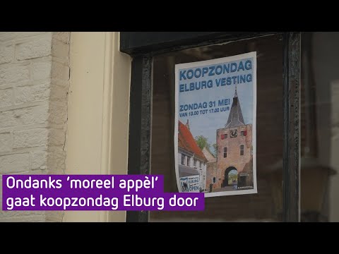Winkels in Elburg zondag open, ondanks 'moreel appèl' van burgemeester