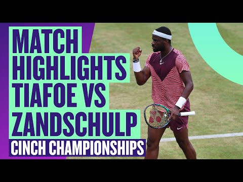 Highlights - Tiafoe vs Van De Zandschulp | Cinch Championships 2023 | LTA